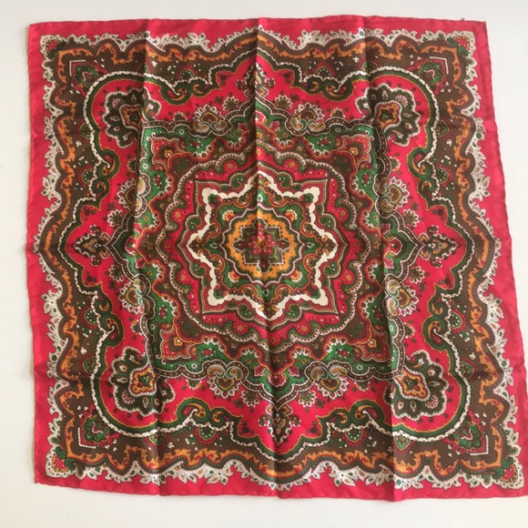 Vintage Accessories - Silk scarf - made in Italy